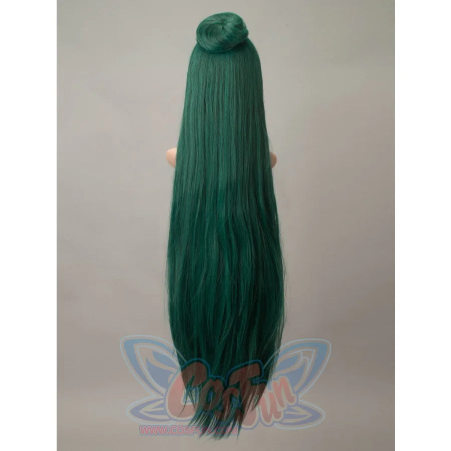 Sailor Moon Pluto Meiou Setsuna Cosplay Wigs Long Hair With Bun Mp001065