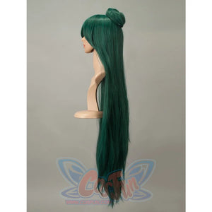 Sailor Moon Pluto Meiou Setsuna Cosplay Wigs Long Hair With Bun Mp001065