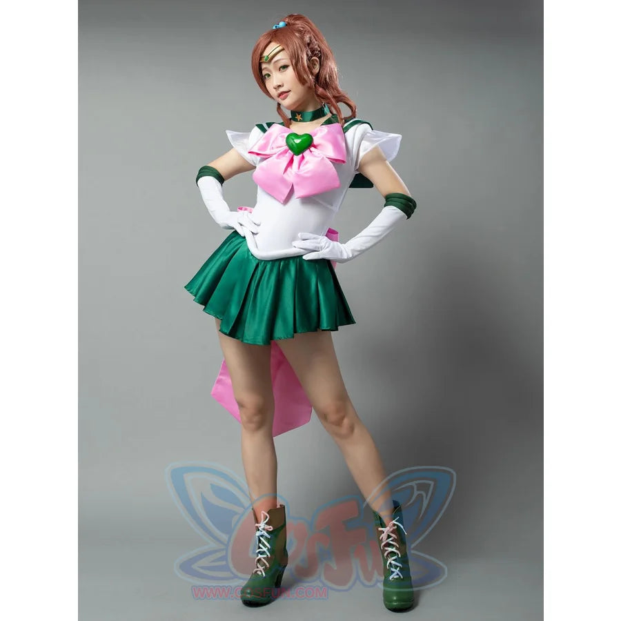 Sailor Moon Super S Film Jupiter Makoto Kino Lita Cosplay Costumes Mp001406