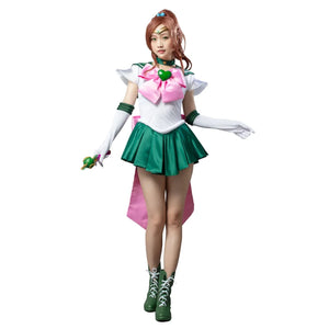 Sailor Moon Super S Film Jupiter Makoto Kino Lita Cosplay Costumes Mp001406