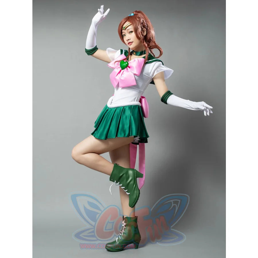 Sailor Moon Super S Film Jupiter Makoto Kino Lita Cosplay Costumes Mp001406