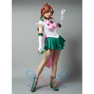 Sailor Moon Super S Film Jupiter Makoto Kino Lita Cosplay Costumes Mp001406