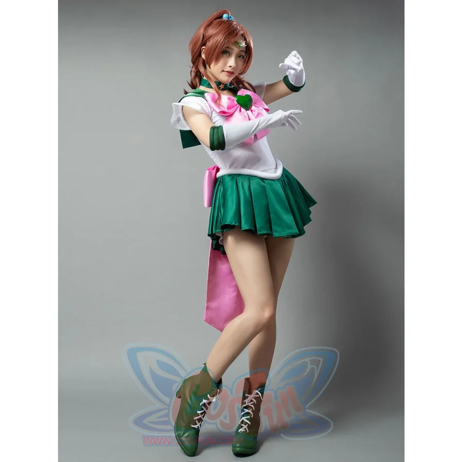 Sailor Moon Super S Film Jupiter Makoto Kino Lita Cosplay Costumes Mp001406