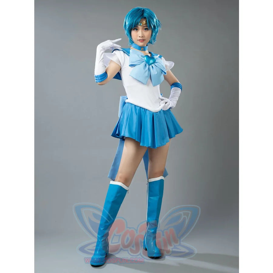 Sailor Moon Super S Film Mercury Ami Mizuno Cosplay Costume Mp001402 Costumes