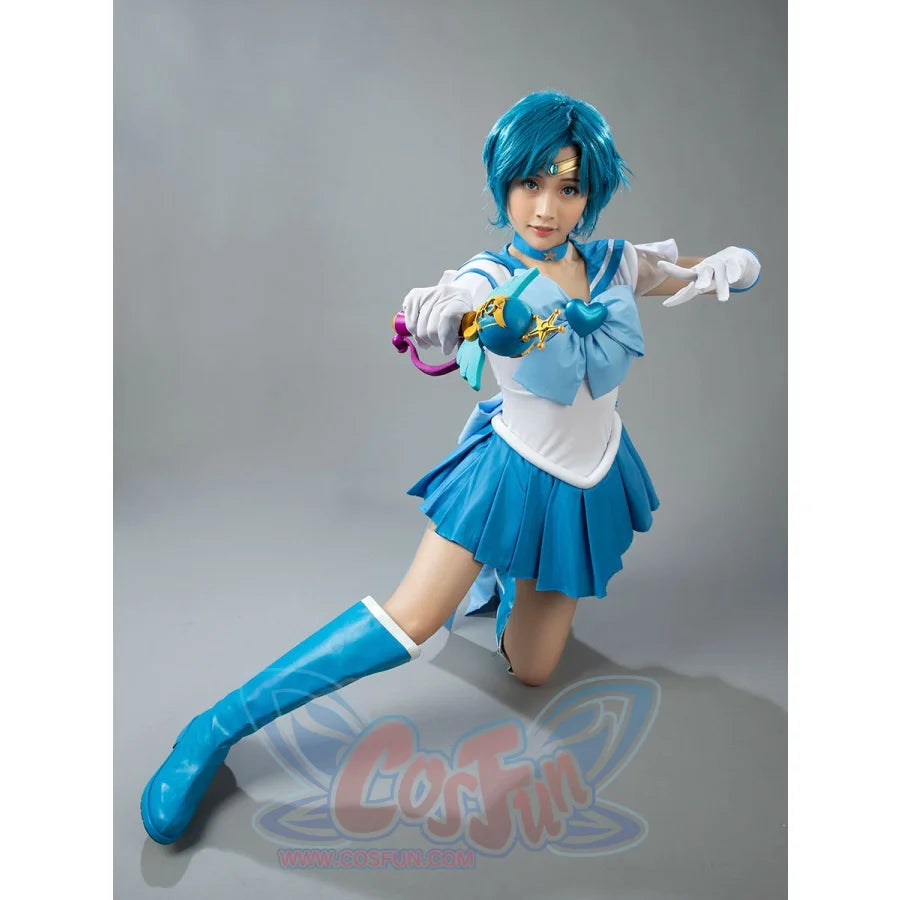 Sailor Moon Super S Film Mercury Ami Mizuno Cosplay Costume Mp001402 Costumes