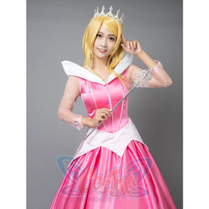 Sleeping Beauty Princess Aurora Cosplay Costumes Ball Gown Dress Mp002020