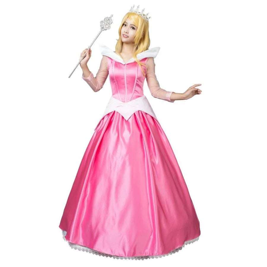 Sleeping Beauty Princess Aurora Cosplay Costumes Ball Gown Dress Mp002020 Xs / Us Warehouse (Us