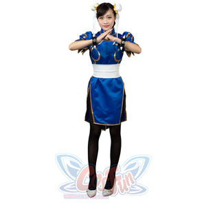 Top Street Fighter Chun Li Cosplay Costumes Cheongsam Mp000407