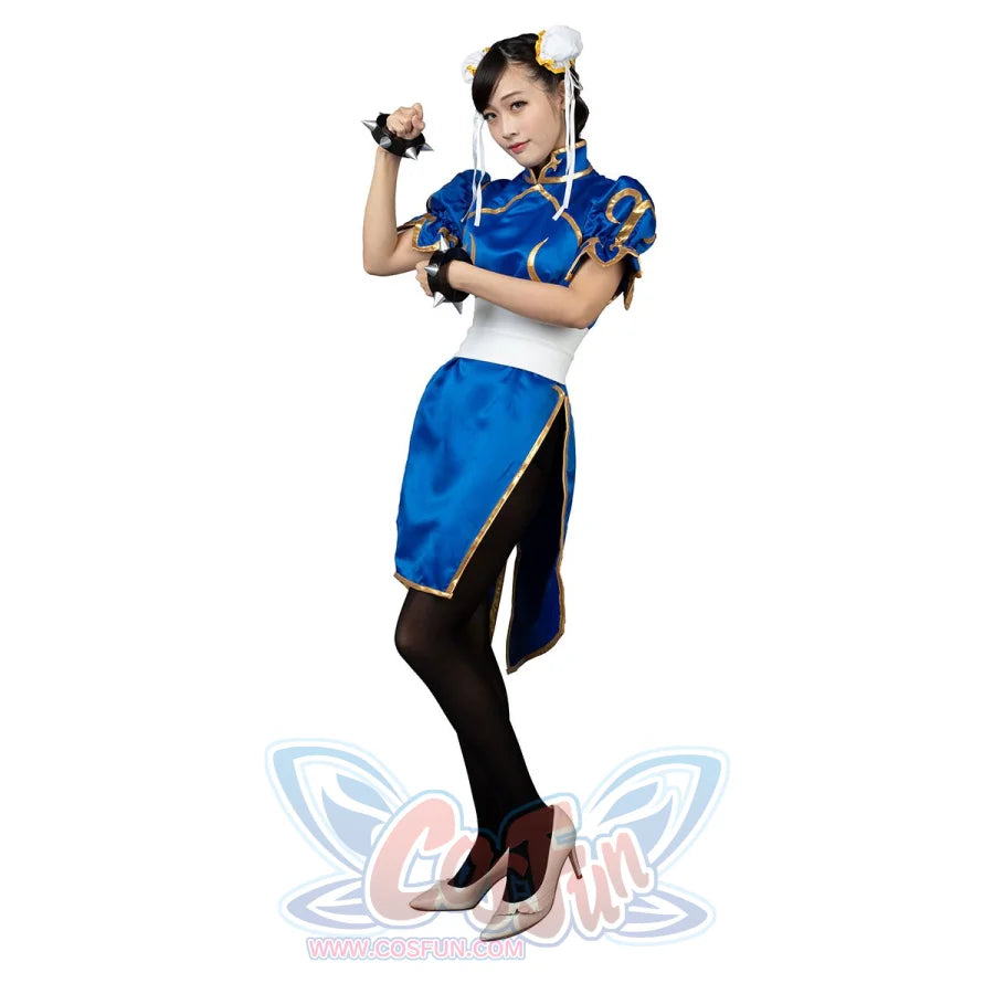 Top Street Fighter Chun Li Cosplay Costumes Cheongsam Mp000407