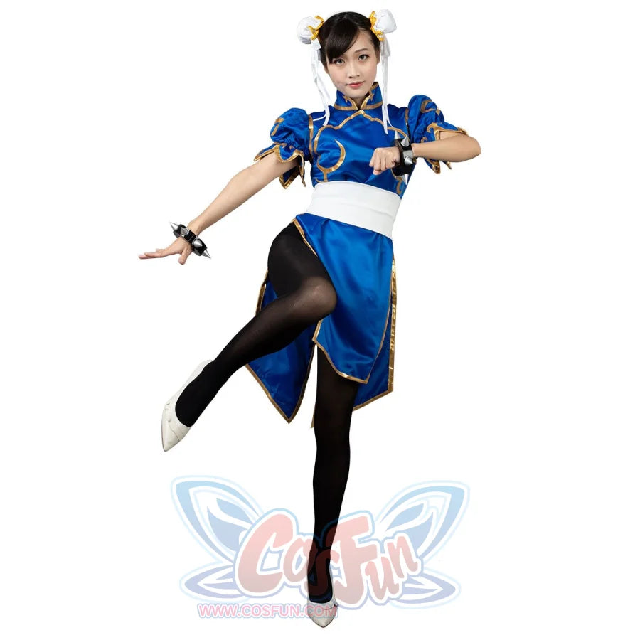 Top Street Fighter Chun Li Cosplay Costumes Cheongsam Mp000407