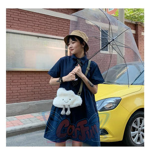 Ulzzang Holiday Cute Cartoon Sister Shoulder Bags