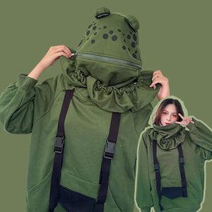 【Ready To Ship + Free Shipping】Cosfun Original Animal Tales: The Frog Prince Green Pullover