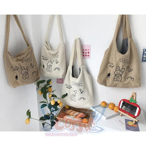 Wander In The Universe Cute Faux Wool Shopper Bag Hobo/tote C00065 Bags