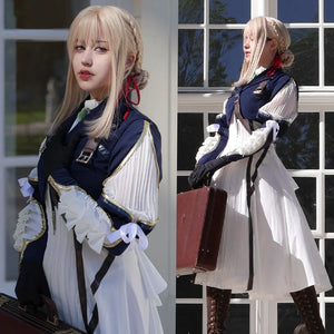 Violet Evergarden Cosplay Costume Lolita Dress C00826