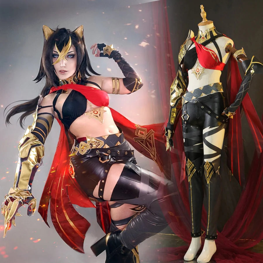 Genshin Impact Dehya Cosplay Costume C02979 Aa Costumes