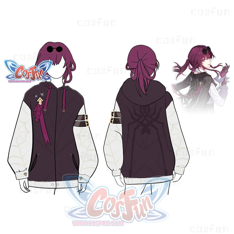 Deposit Cosfun Original Honkai: Star Rail Kafka Cosplay Derivative Hoodie Costumes