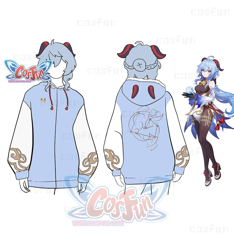 【Poll】Deposit Cosfun Original Genshin Impact Ganyu Cosplay Derivative Hoodie Costumes