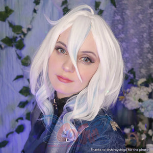 Genshin Impact Black Furina Hydro Archon Cosplay Wig C08743 Wigs