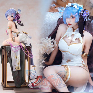 Re: Zero − Starting Life In Another World Rem Cheongsam Cosplay Costume C07470 Costumes