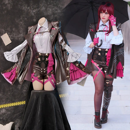 【Ready To Ship】Honkai: Star Rail Kafka Cosplay Costume C08250 Aaa Costumes