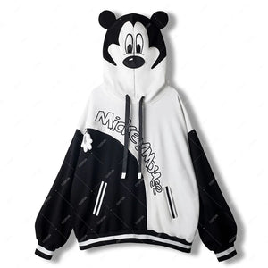 【Deposit 】Cosfun Original Cartoon Mouse Cosplay Full Zip Hoodie A00001 Sweatshirt