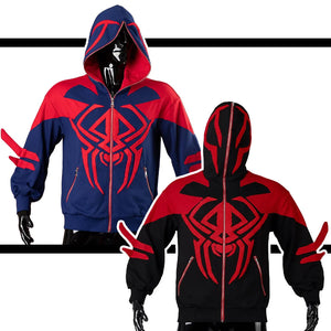 【Ready To Ship】Cosfun Original Spider-Man Full Zip Hoodie Sweatshirt If0006