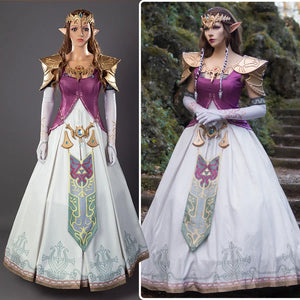 【Ready To Ship】The Legend Of Zelda: Twilight Princess Zelda Cosplay Costumes Dress Mp005257