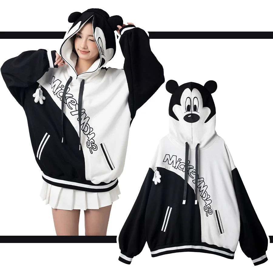 Cosfun Original Cartoon Mouse Cosplay Full Zip Hoodie A00001 Sweatshirt