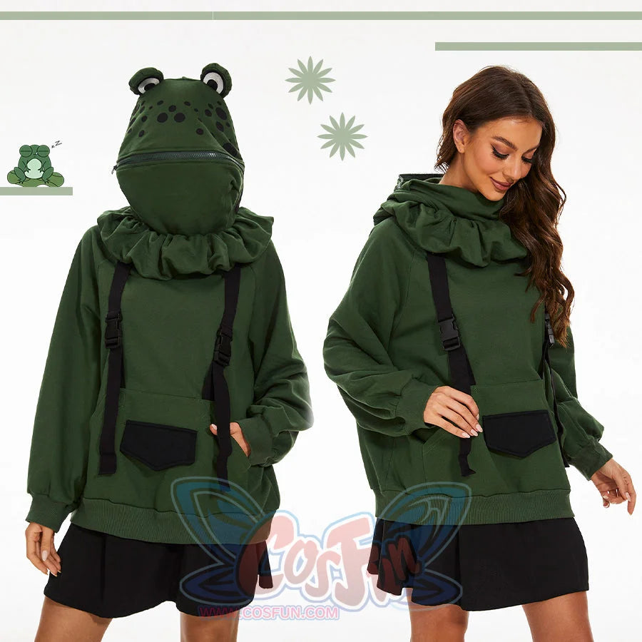 【Ready To Ship + Free Shipping】Cosfun Original Animal Tales: The Frog Prince Green Pullover