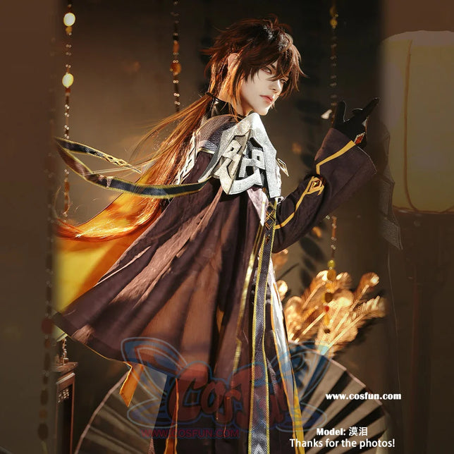 Genshin Impact Rex Lapis Zhongli Cosplay Costume C07433 A Costumes