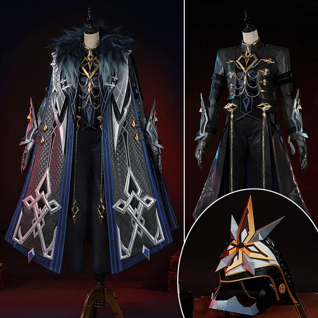 Genshin Impact Fatui Harbinger The Captain Il Capitano Cosplay Costume C09227 Aaa Costumes