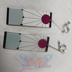 【Ready To Ship + Free Shipping】Kimetsu No Yaiba Tanjiro Kamado Cosplay Earring Mp005782 Wigs