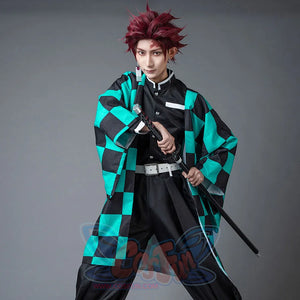 【Ready To Ship + Free Shipping】Kimetsu No Yaiba Tanjiro Kamado Cosplay Earring Mp005782 Wigs