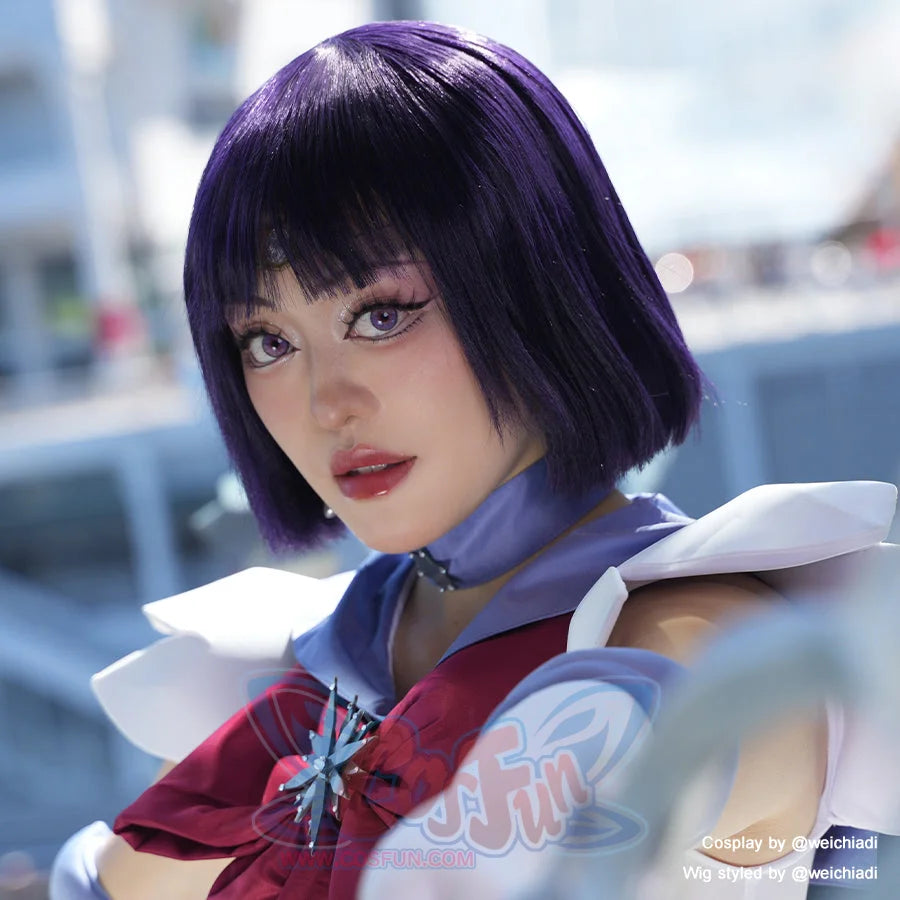 Sailor Saturn Tomoe Hotaru Cosplay Wigs Bob Hair Mp003939