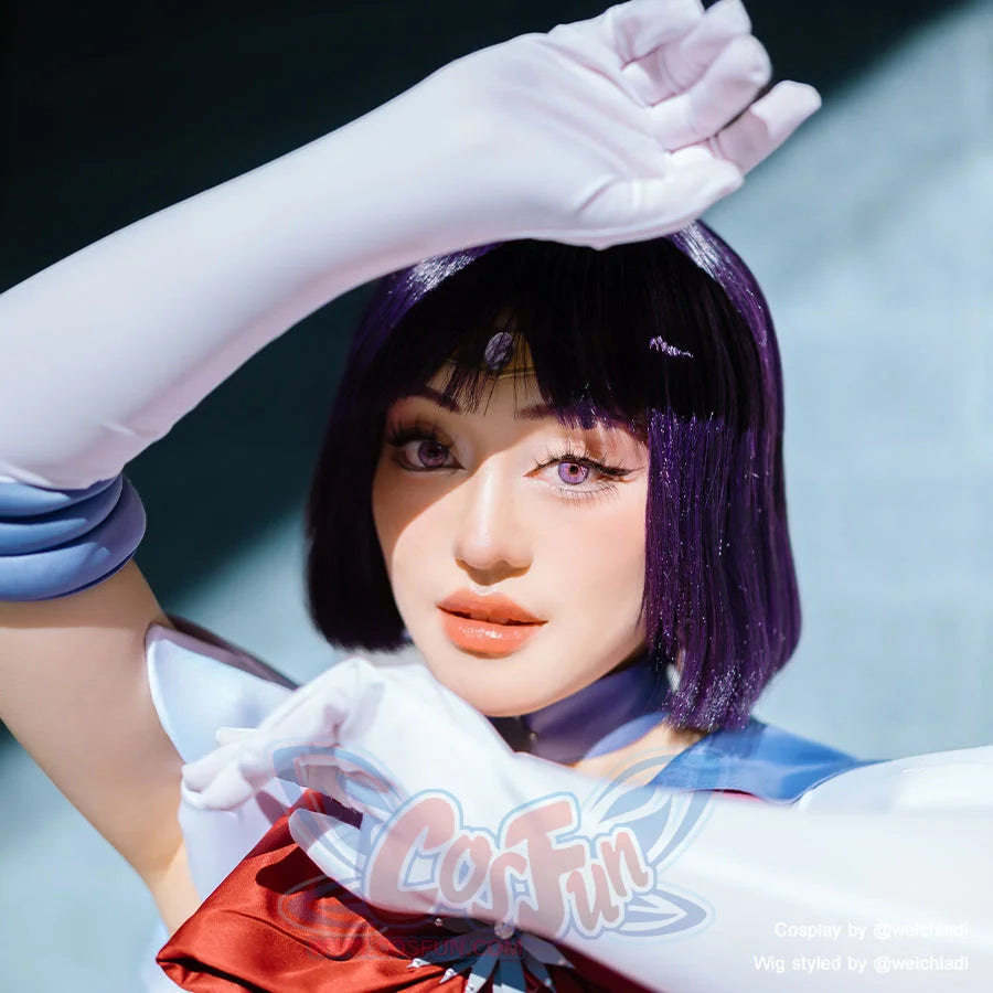 Sailor Saturn Tomoe Hotaru Cosplay Wigs Bob Hair Mp003939