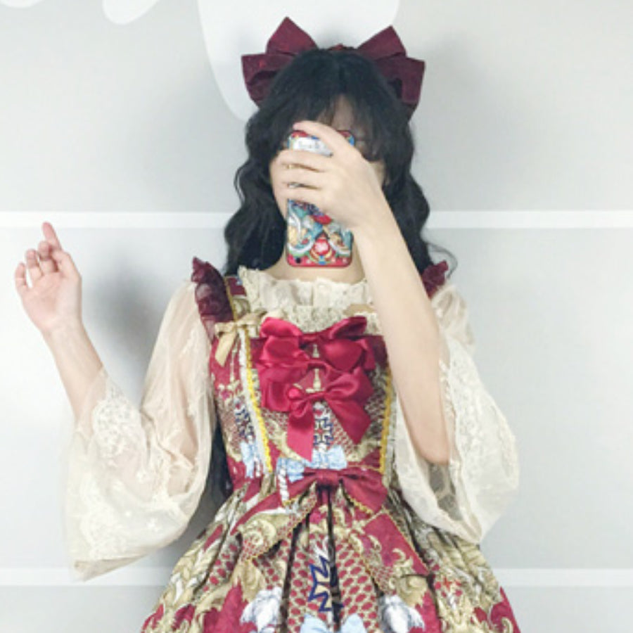 The Poem of Roses Elegant Lolita Long Sleeve Shirt