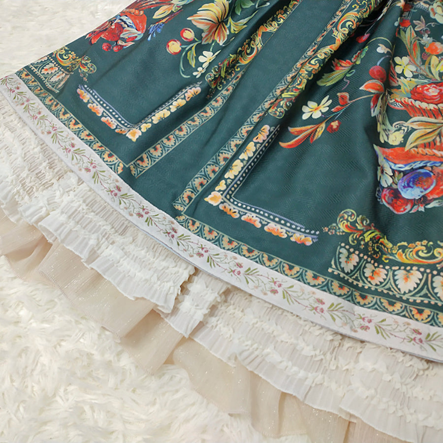 Bavaria Style Elegant Lolita Short Skirt