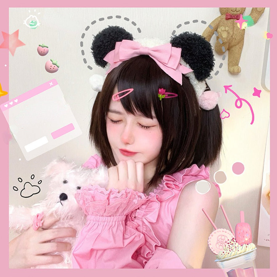 Lovely Lolita Panda Bowknot Hairband