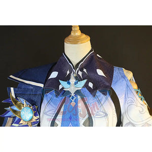 Ready to Ship Genshin Impact Eula Cosplay Costume Jacquard Version C00445