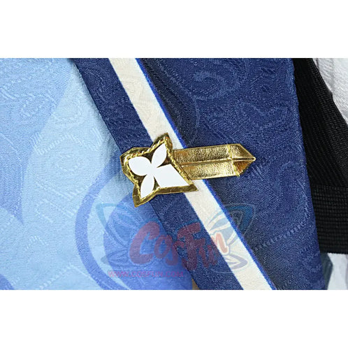 【CLEARANCE】Genshin Impact Eula Cosplay Costume Jacquard Version C00445