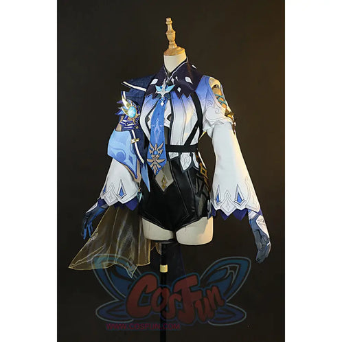 【CLEARANCE】Genshin Impact Eula Cosplay Costume Jacquard Version C00445