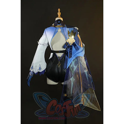 【CLEARANCE】Genshin Impact Eula Cosplay Costume Jacquard Version C00445