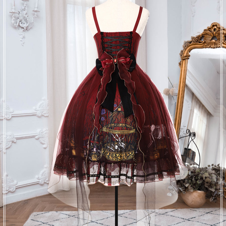 Vintage Elegant Gothic Lolita Slip Dress