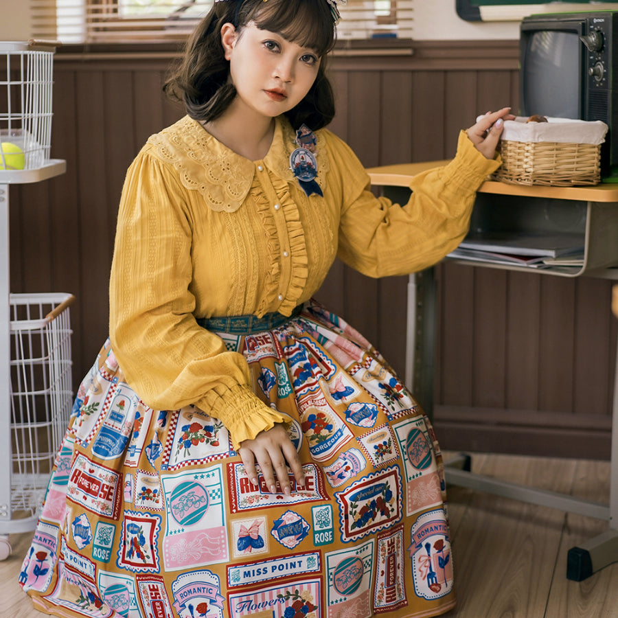 American Style Vintage Daily Lolita Skirt