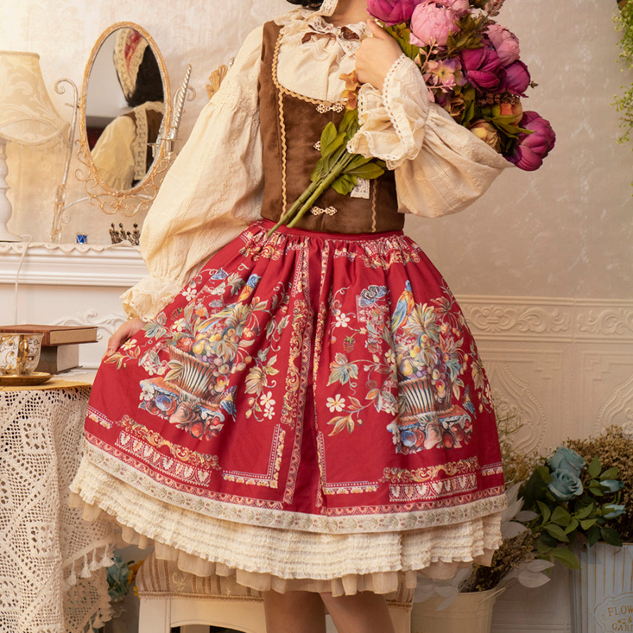 Bavaria Style Elegant Lolita Short Skirt