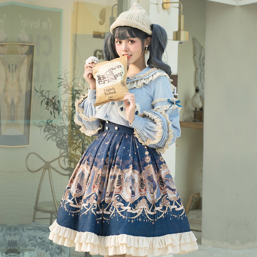 Vintage Elegant Lolita A-line Skirt Sets