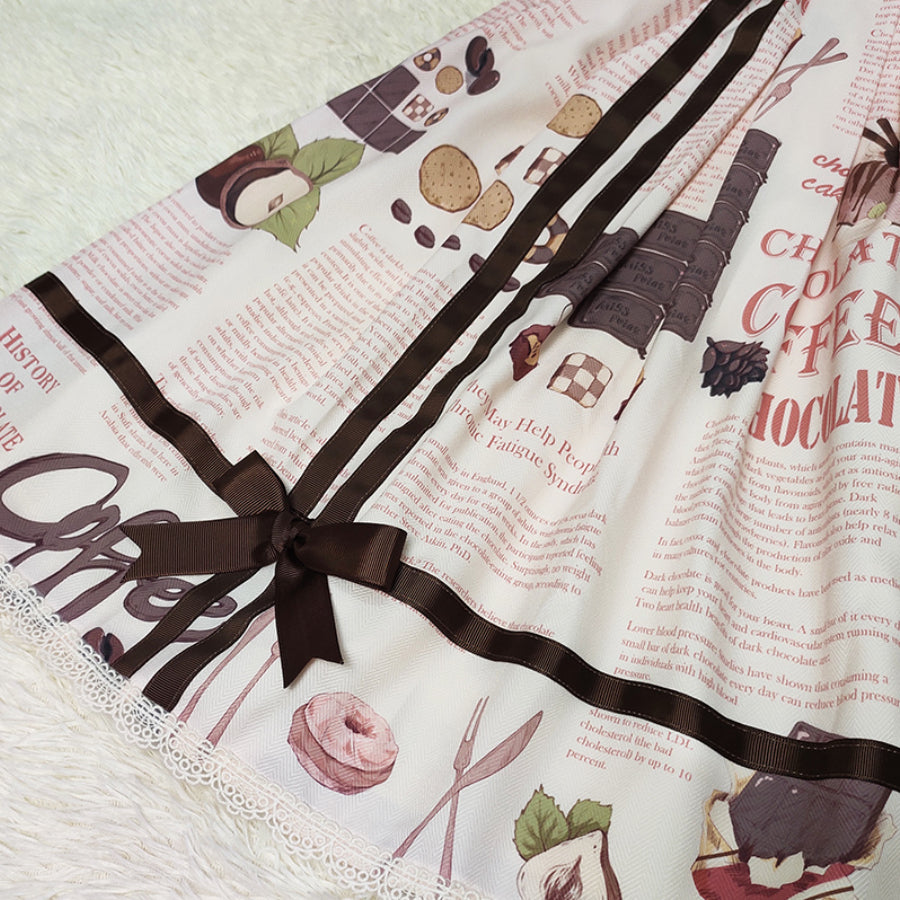 Chocolate Daily Sweet Lolita Medium Skirt