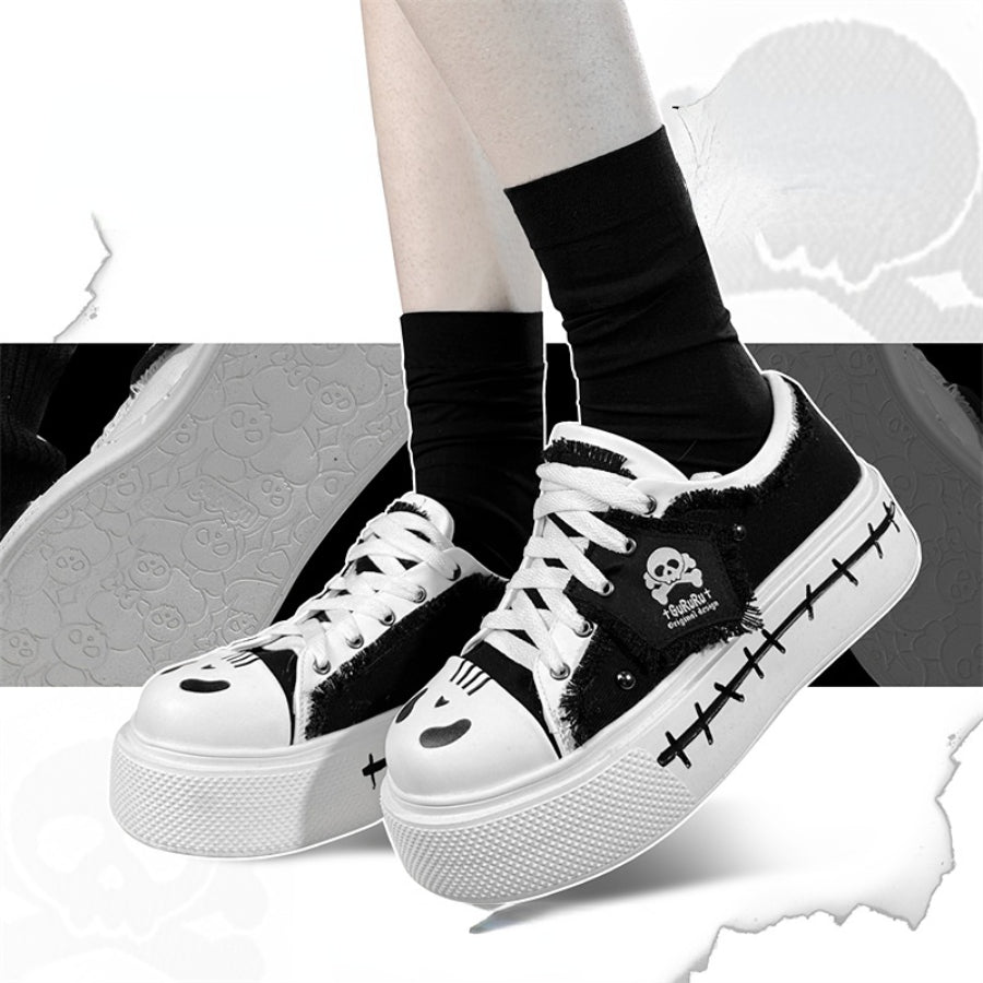 Original Spice Girl Lolita Round Toe Canvas Shoes