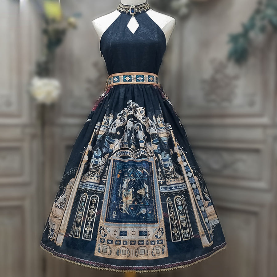 Egypt Style Lolita Backless Neck Dress