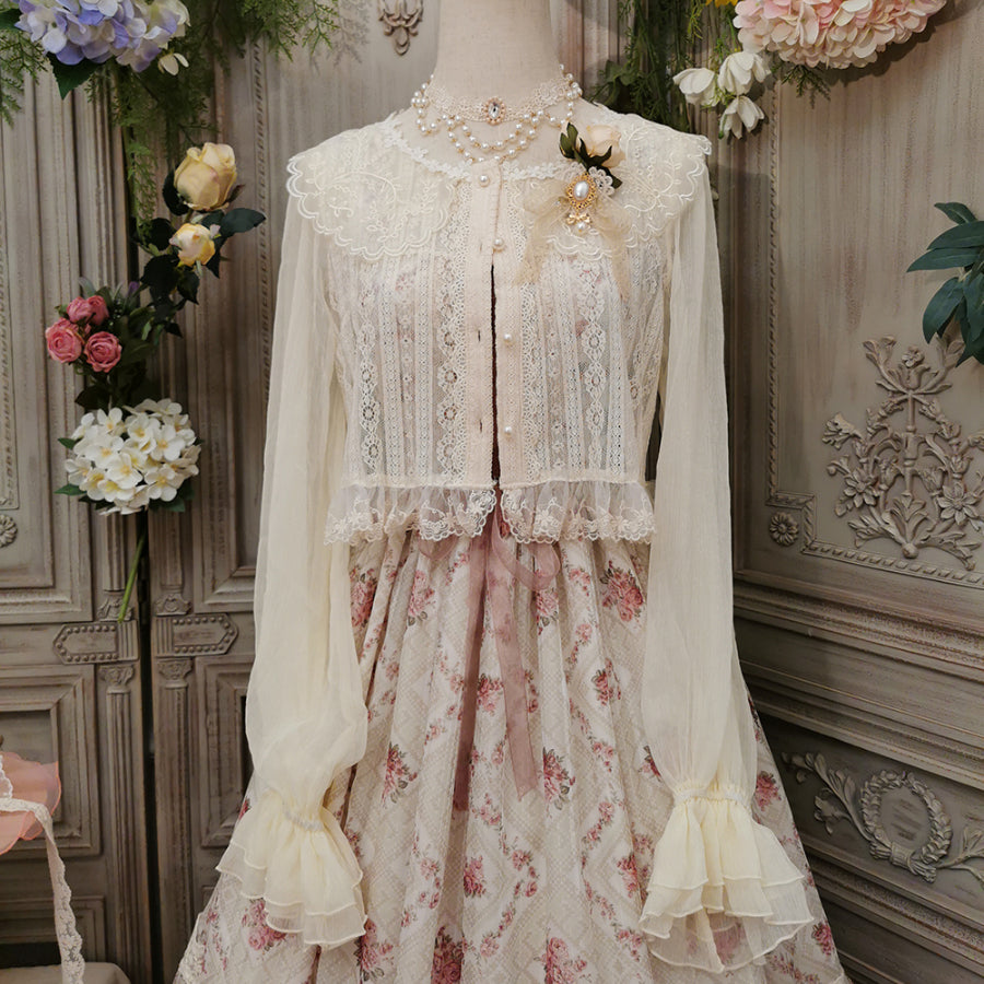 Elegant and Vintage Lolita Smock